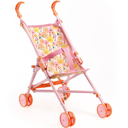 djeco poppenbuggy pomea - bloemen | DJ07841 | 0