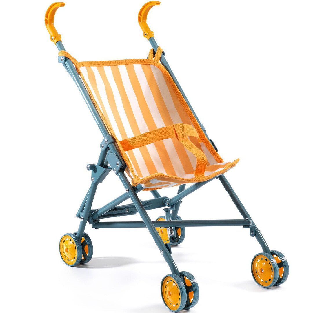 djeco poppenbuggy pomea - sunshine - 54 cm | DJ07785 | 0