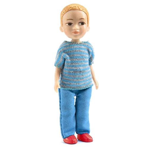djeco poppenhuis jongen victor - 9 cm | DJ07808 | 0