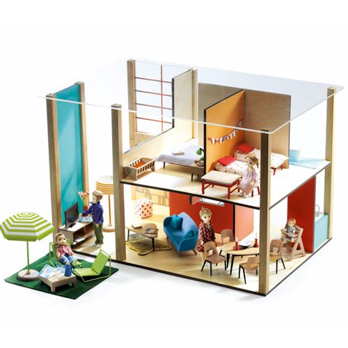 djeco poppenhuis salon tv | DJ07827 | 2