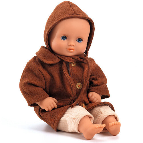 djeco poppenjas met mutsje pomea - fall - 32 cm | DJ07893 | 1