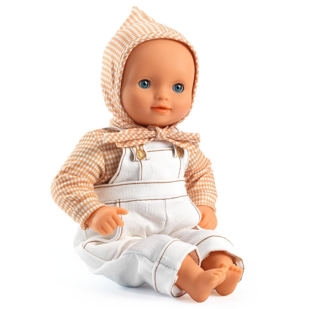 djeco poppenkledingset pomea - canelle - 32 cm | DJ07732 | 1