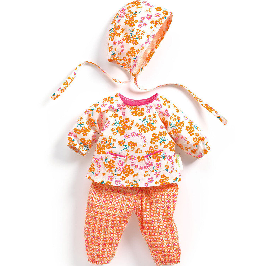 djeco poppenkledingset pomea - petit pan hanako - 32 cm | DJ07754 | 0