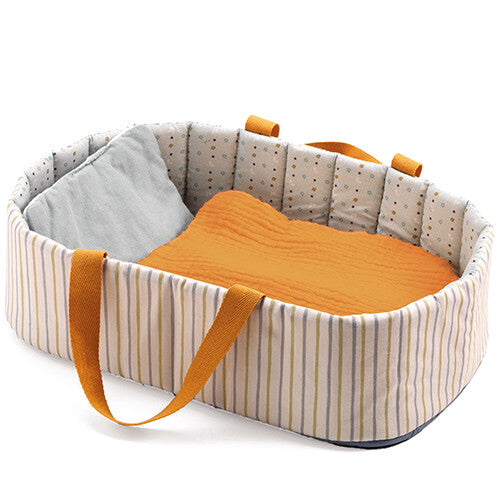 djeco poppenreiswieg pomea - blauw - 36 cm | DJ07845 | 0