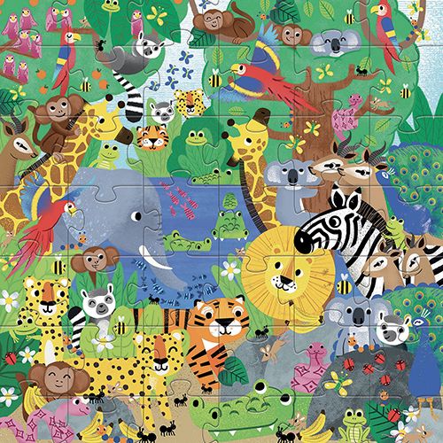 djeco puzzel 1 tot 10 - jungle - 54st | DJ07148 | 1