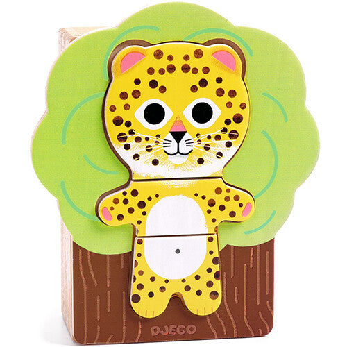 djeco puzzel dieren - 6x3st | DJ01626 | 1