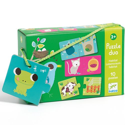 djeco puzzel duo leefruimte (10x2st)  | DJ08164 | 4