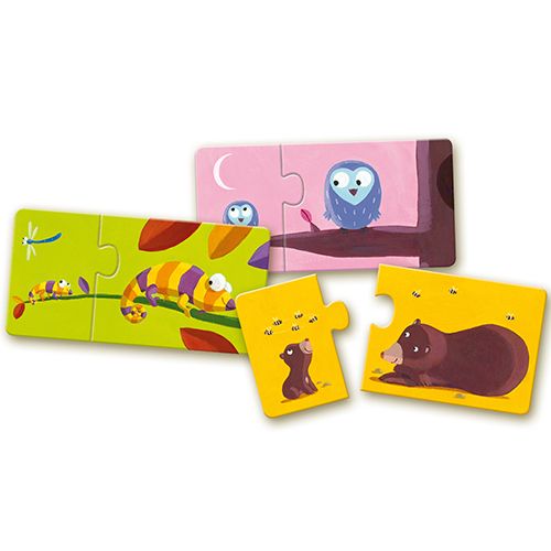 djeco puzzel duo mama & baby (12x2st)  | DJ08157 | 3