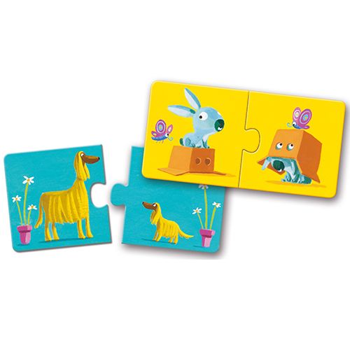 djeco puzzel duo verschillen (12x2st) | DJ08162 | 2