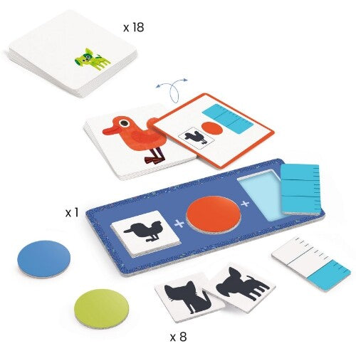 djeco puzzel eduludo associatiespel - primo mélo-animo | DJ08345 | 1