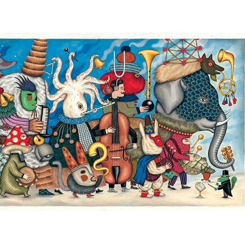 djeco puzzel fantasie orkest (500st) | DJ07626 | 3