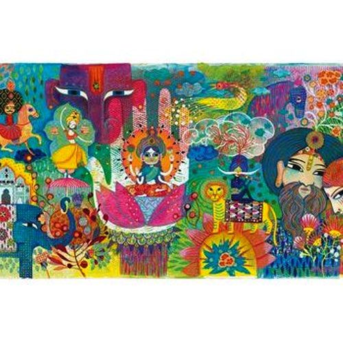 djeco puzzel het magische india (1000st)  | DJ07649 | 2