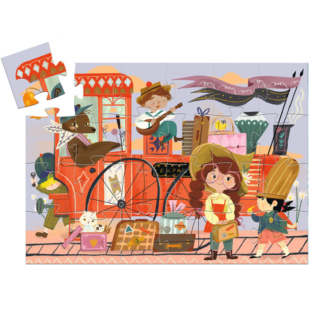 djeco puzzel mia's journey - 36st | DJ07305 | 2