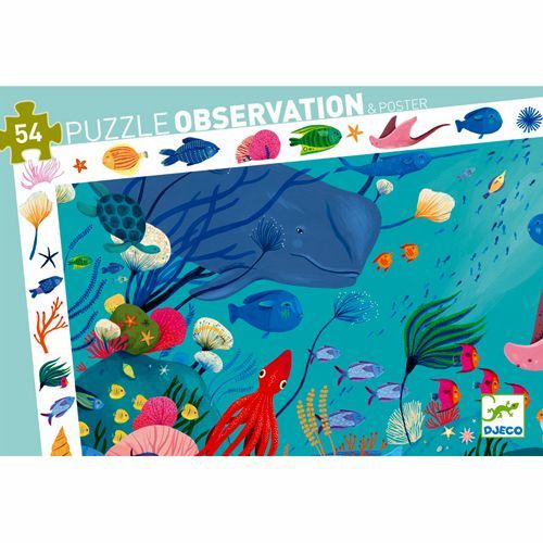 djeco puzzel observation aquatisch (54st) | DJ07562 | 1