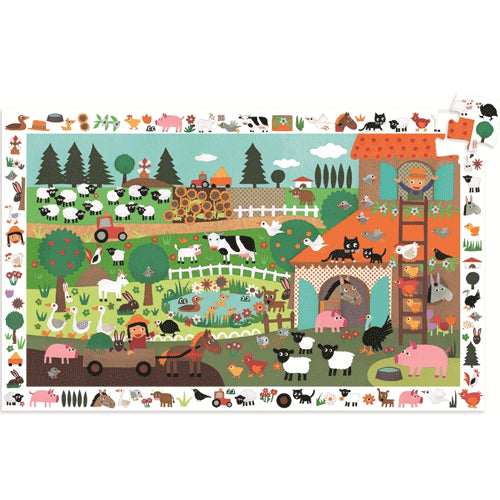 djeco puzzel observation boerderij (35st) | DJ07591 | 0
