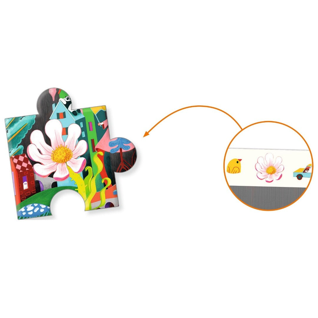 djeco puzzel observation crazy town - 200st | DJ07462 | 3