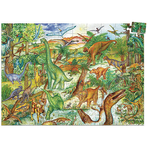 djeco puzzel observation dinosaurussen (100st) | DJ07424 | 0