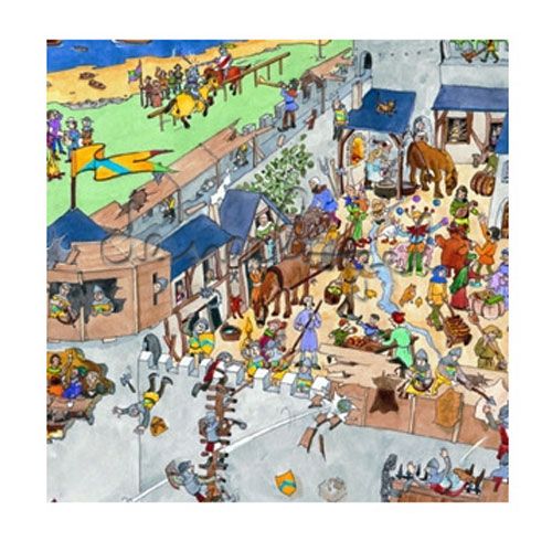 djeco puzzel observation kasteel (100st) | DJ07503 | 1