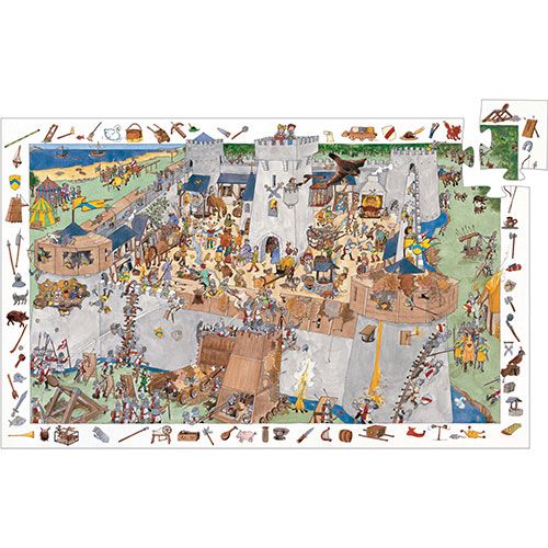 djeco puzzel observation kasteel (100st) | DJ07503 | 3