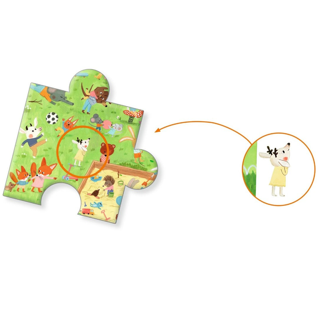 djeco puzzel observation speeltuin - 35st  | DJ07596 | 3