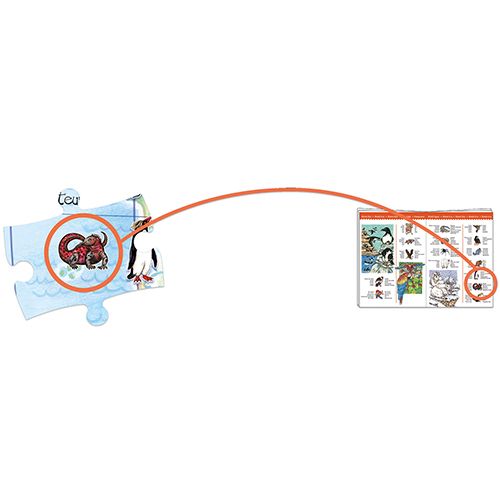 djeco puzzel observation werelddieren (100st) | DJ07420 | 2
