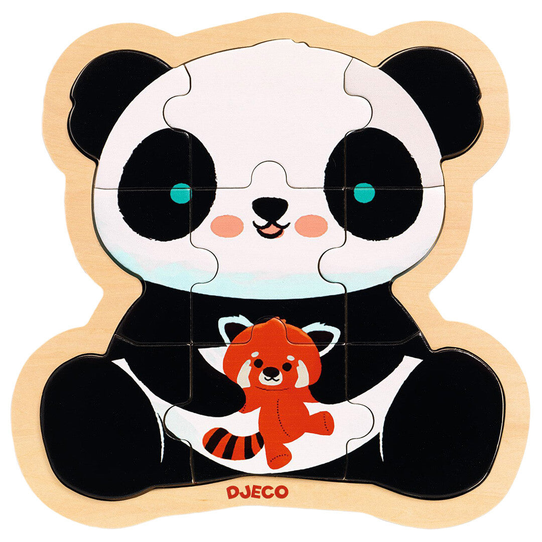 djeco puzzel panda - 9st | DJ01821 | 1