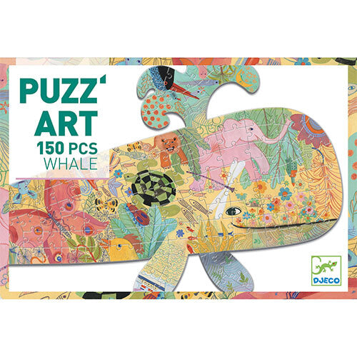 djeco puzzel puzz'art walvis - 150st | DJ07658 | 1