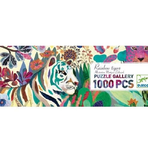 djeco puzzel regenboog tijgers (1000st)  | DJ07647 | 1