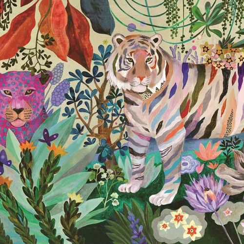 djeco puzzel regenboog tijgers (1000st)  | DJ07647 | 2