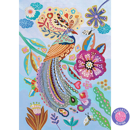 djeco puzzel sprankelende vogel - 50st | DJ07022 | 1