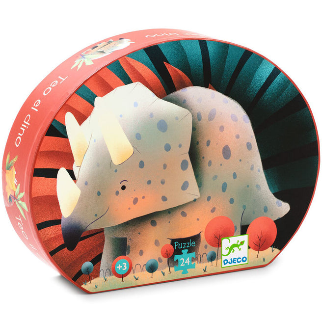 djeco puzzel teo de dino - 24st | DJ07284 | 0