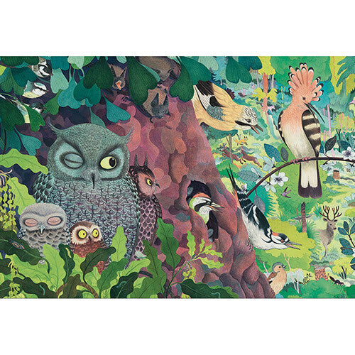 djeco puzzel uilen en vogels - 1000st | DJ07644 | 1