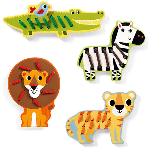 djeco rijgkaarten lassanimo  | DJ01683 | 1