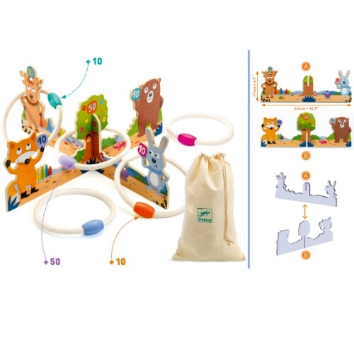 djeco ringenspel bosdieren | DJ02044 | 1