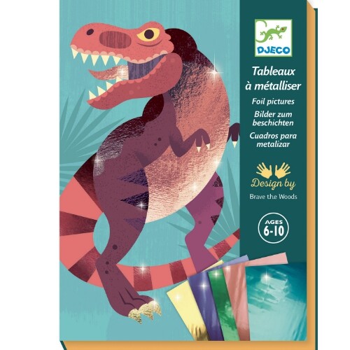 djeco schilderijtjes metalliseren dinosaurussen | DJ09518 | 5