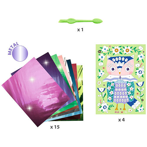 djeco schilderijtjes metalliseren het bos | DJ09519 | 1