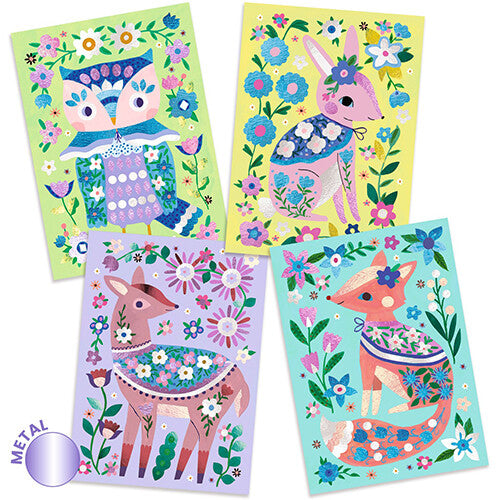 djeco schilderijtjes metalliseren het bos | DJ09519 | 3