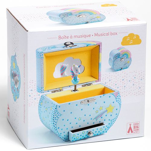 djeco sieradendoosje met muziek - eenhoorn | DJ06605 | 1