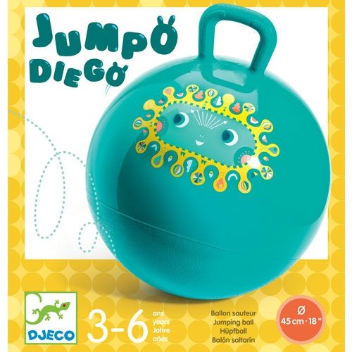 djeco skippybal jumpo diego - 45 cm | DJ00181 | 1