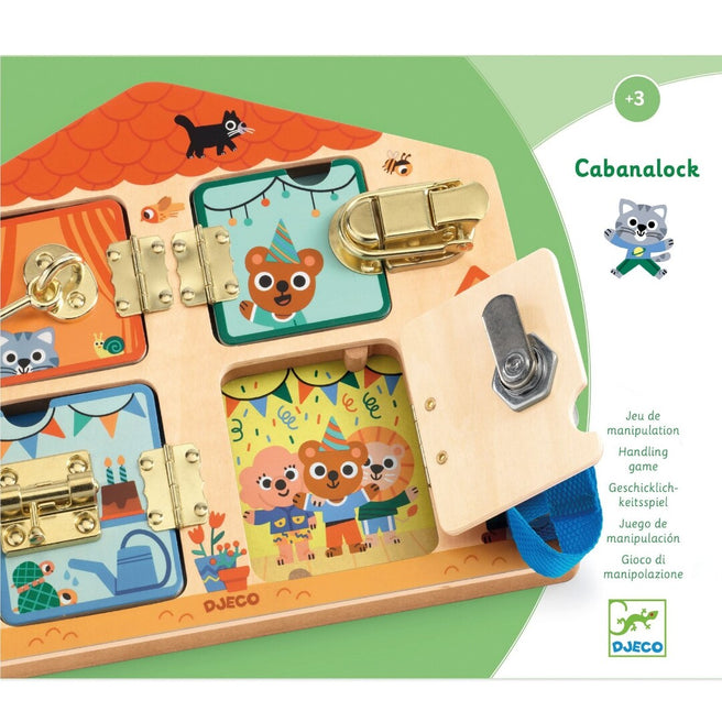 djeco slotenspel cabanalock | DJ01659 | 0