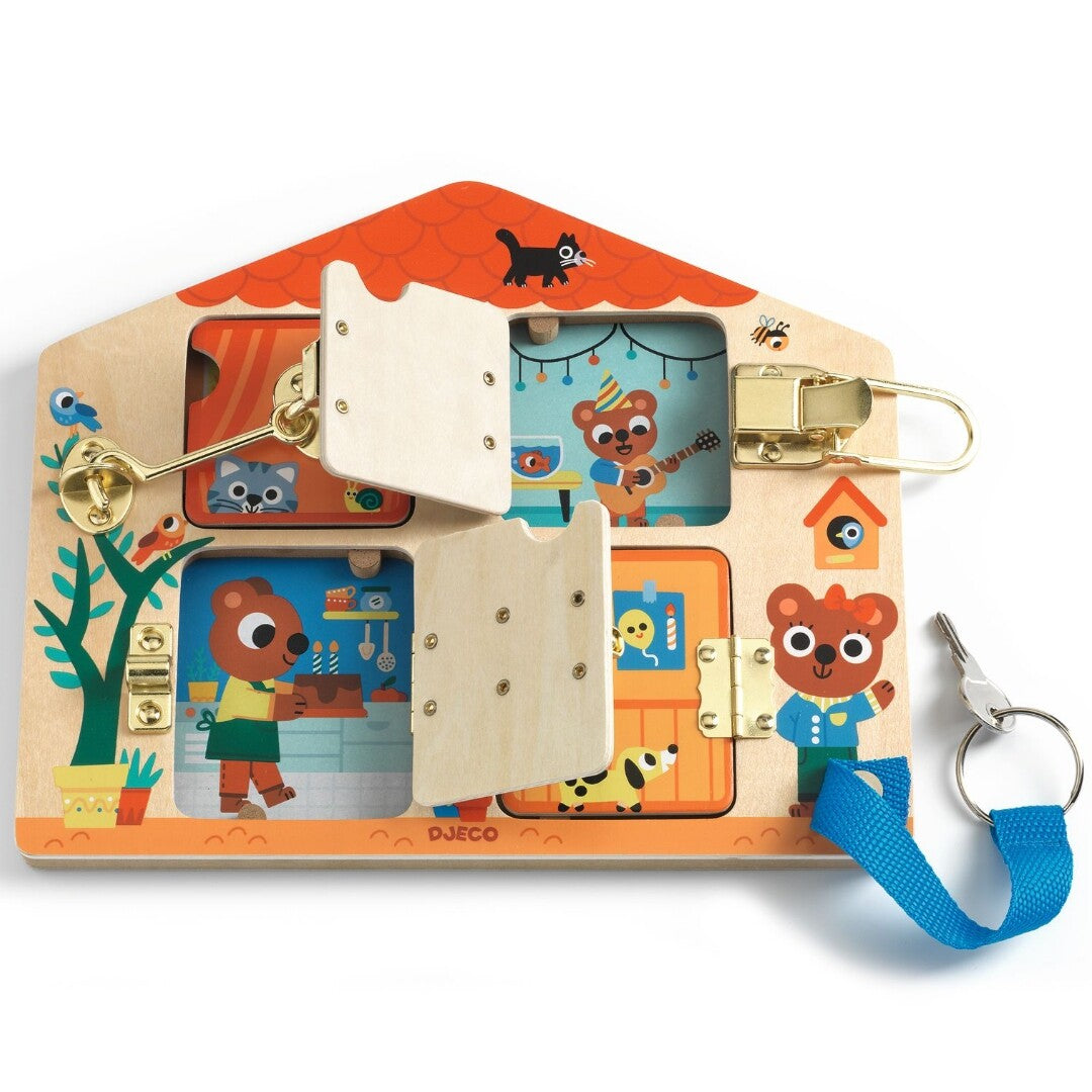 djeco slotenspel cabanalock | DJ01659 | 2