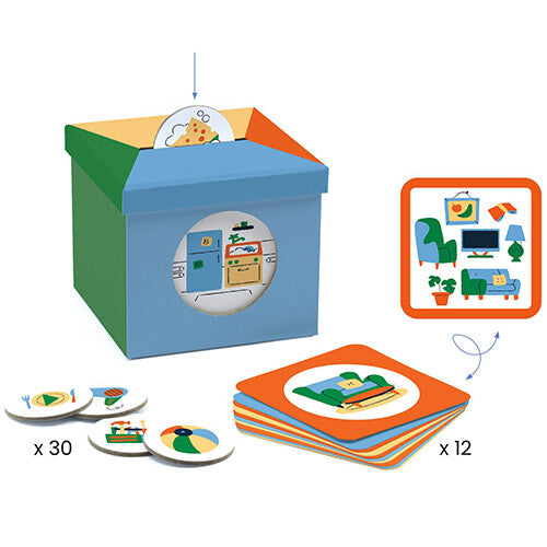 djeco sorteerspel kioukoi huis | DJ08146 | 1