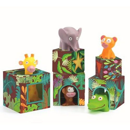 djeco stapelblokken jungledieren | DJ09101 | 1