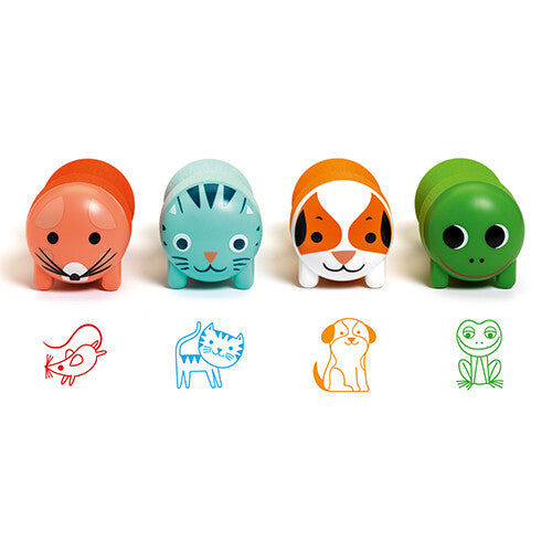 djeco stempels tuindieren | DJ09009 | 1