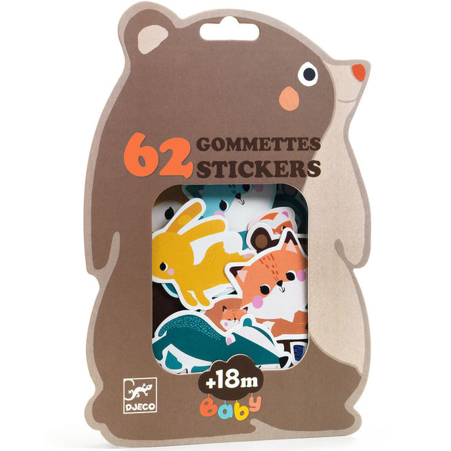 djeco stickers bosdieren - 62st | DJ00055 | 0