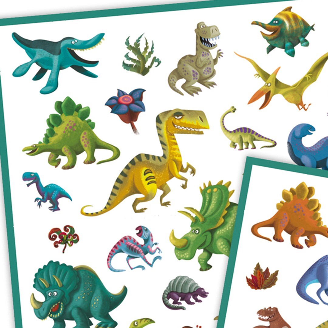 djeco stickers dinosaurussen - 160st | DJ08843 | 1