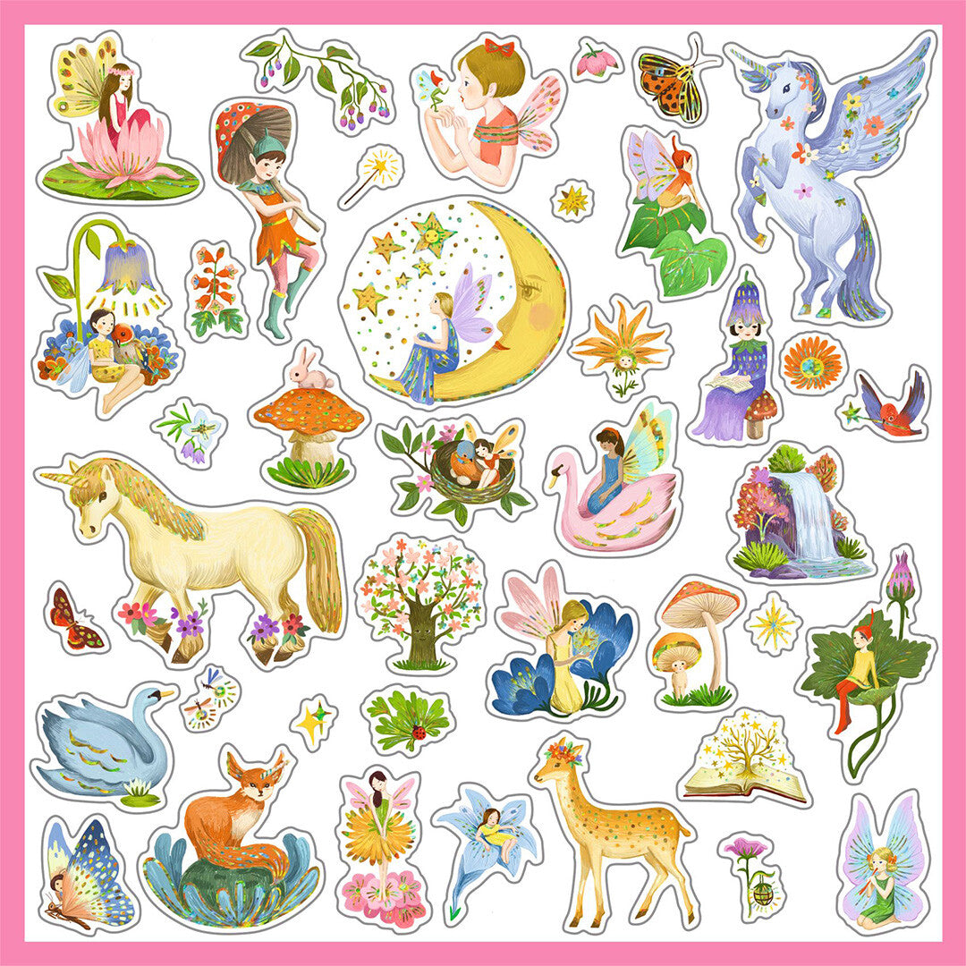 djeco stickers fantasie - 160st | DJ09279 | 2