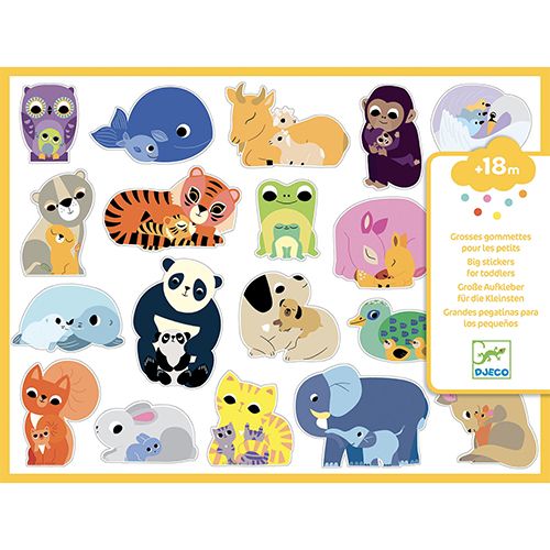 djeco stickers moeder en baby - 120st | DJ09077 | 0