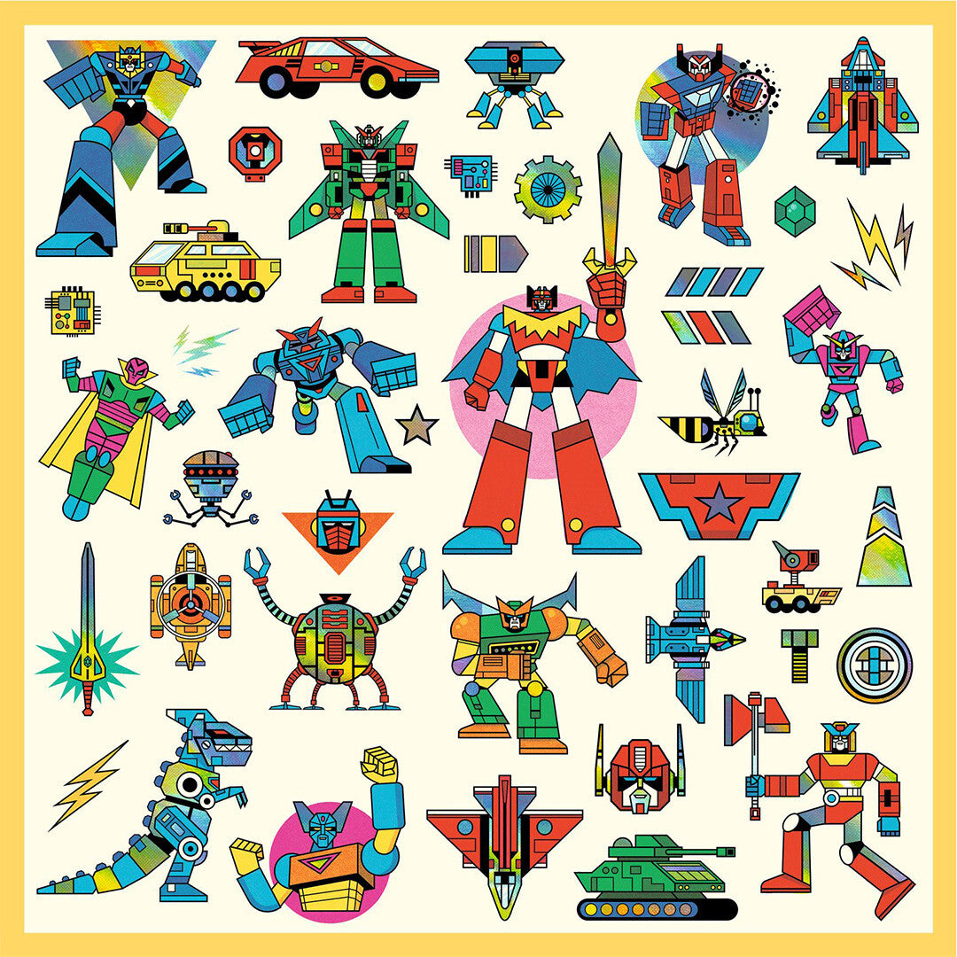 djeco stickers robot - 160st | DJ09276 | 1