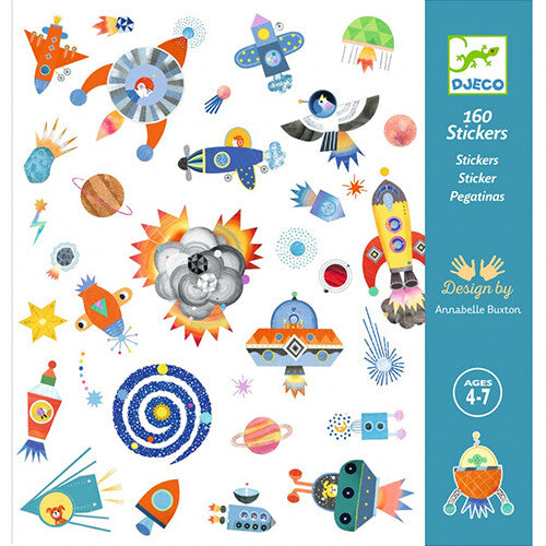 djeco stickers ruimte - 160st | DJ09270 | 0
